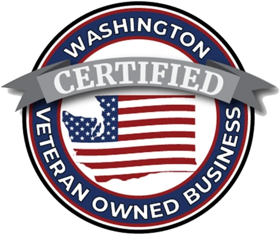 Washington Certified Veteran Owned Business seal